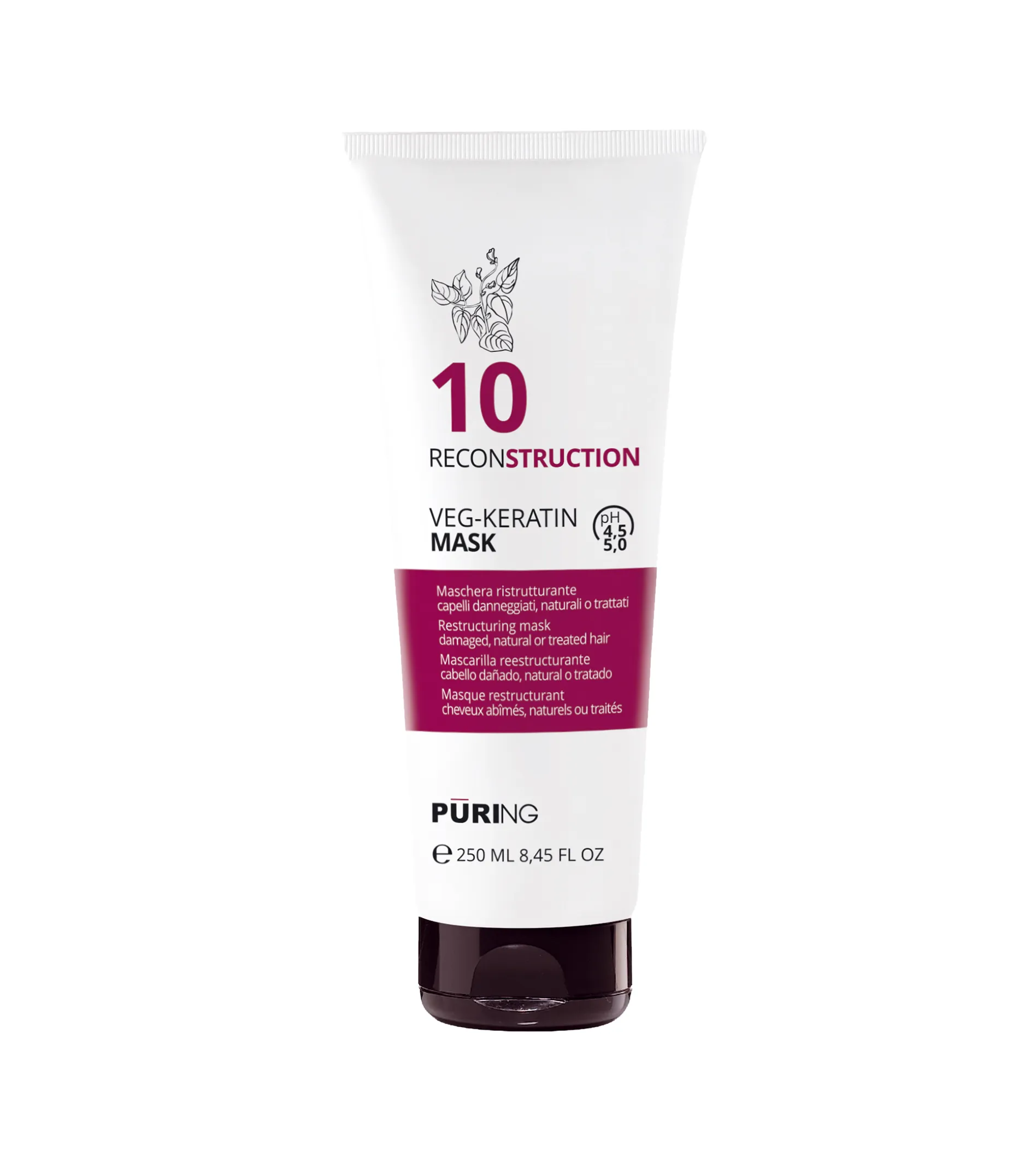 PURING 10 Reconstruction Veg-Keratin Mask 250ml