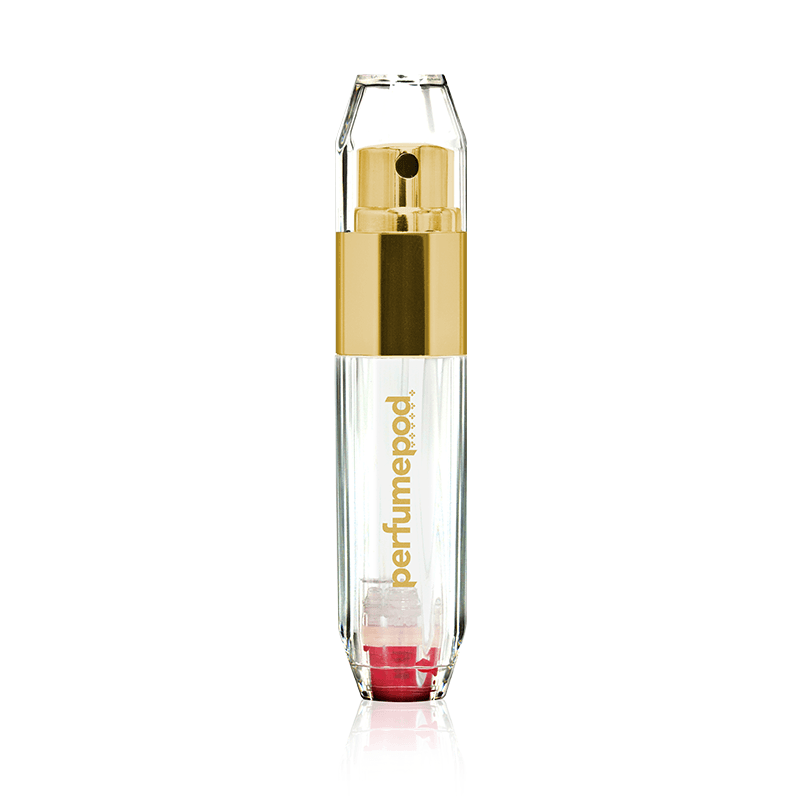 Travalo Perfume Pod Crystal refillable perfume sprayer 5 ml Gold