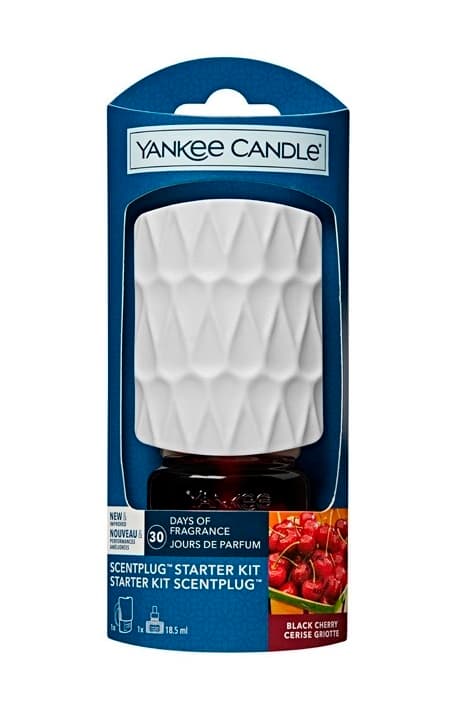 Yankee Candle ScentPlug Organic Pattern Starter Kit Black Cherry
