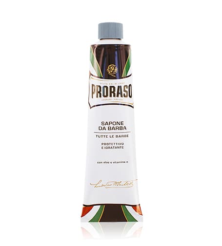 PRORASO Blue shaving soap with a hydrating effect in a tube for men 150 ml