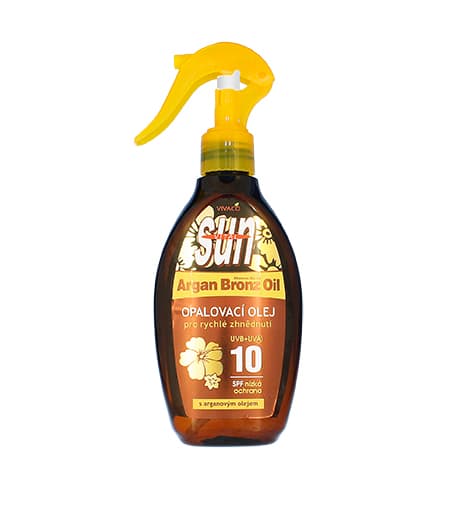 Vivaco SUN Argan Oil Tanning Oil Spray SPF 10 200 ml