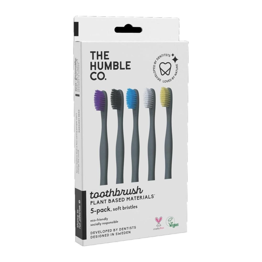 The Humble Co. Brush Plant přírodní zubní kartáček ultra soft 5 ks