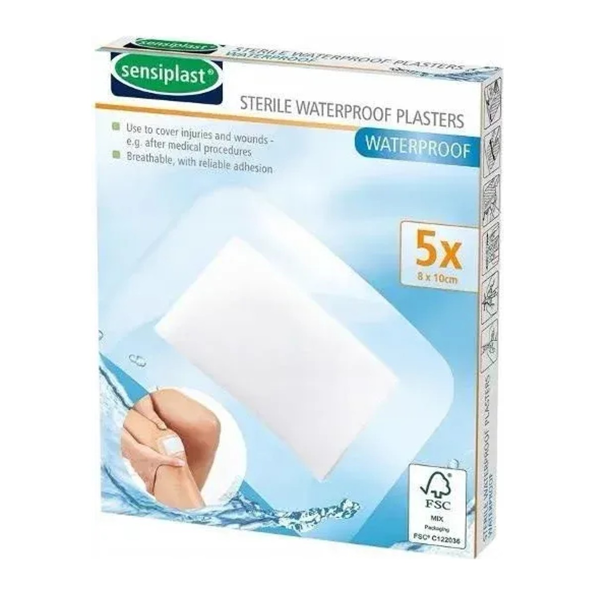 SENSIPLAST Sterilní voděodolné náplasti