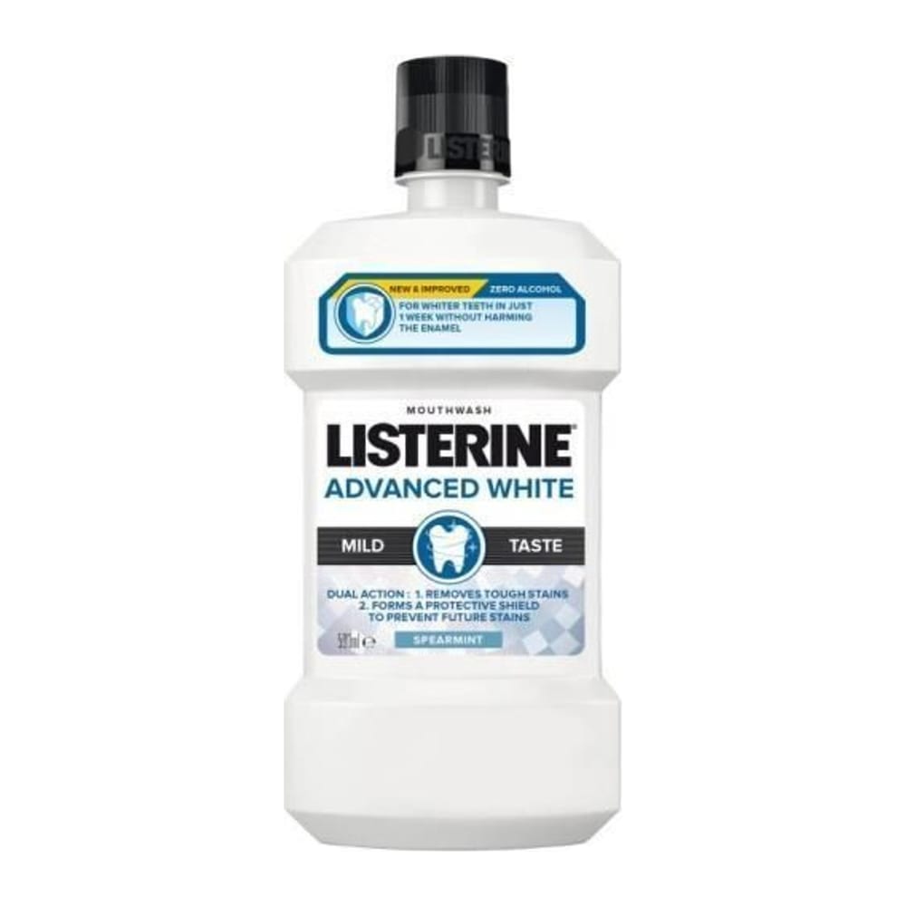 Listerine Ústní voda Advanced White NEW 500ml