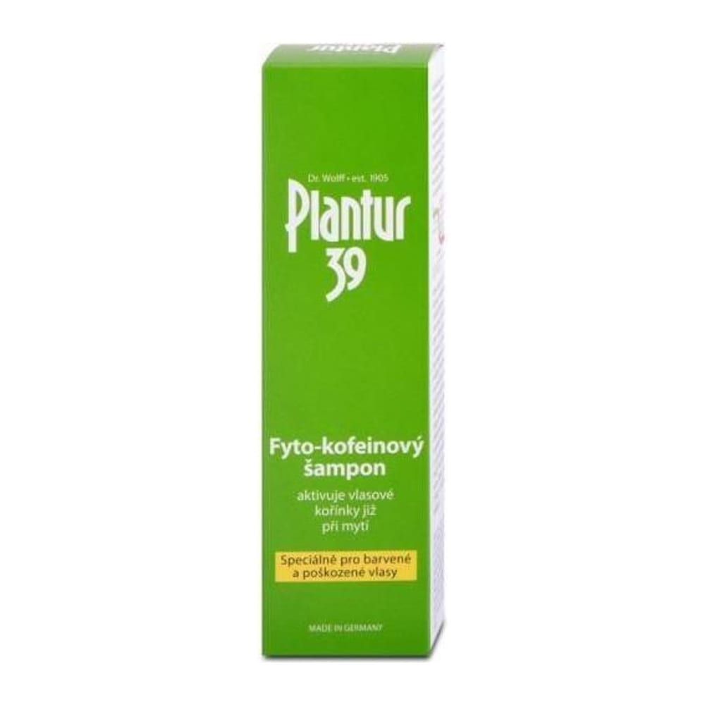 Plantur 39 Fyto-kofeinový šampon 250ml pro barvené a poškozené vlasy