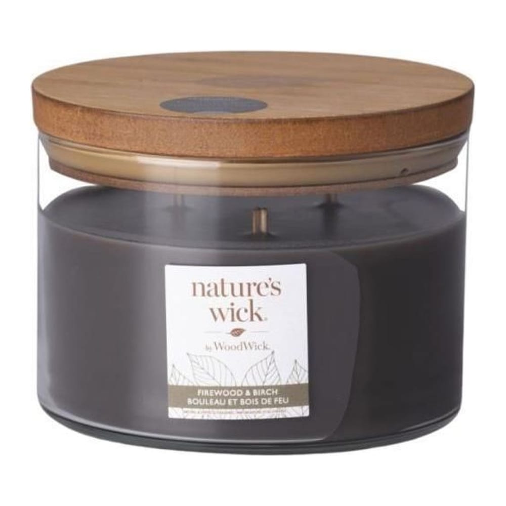 Nature's Wick by WoodWick Wood Wick Tumbler svíčka Firewood & Birch velký 3 knoty