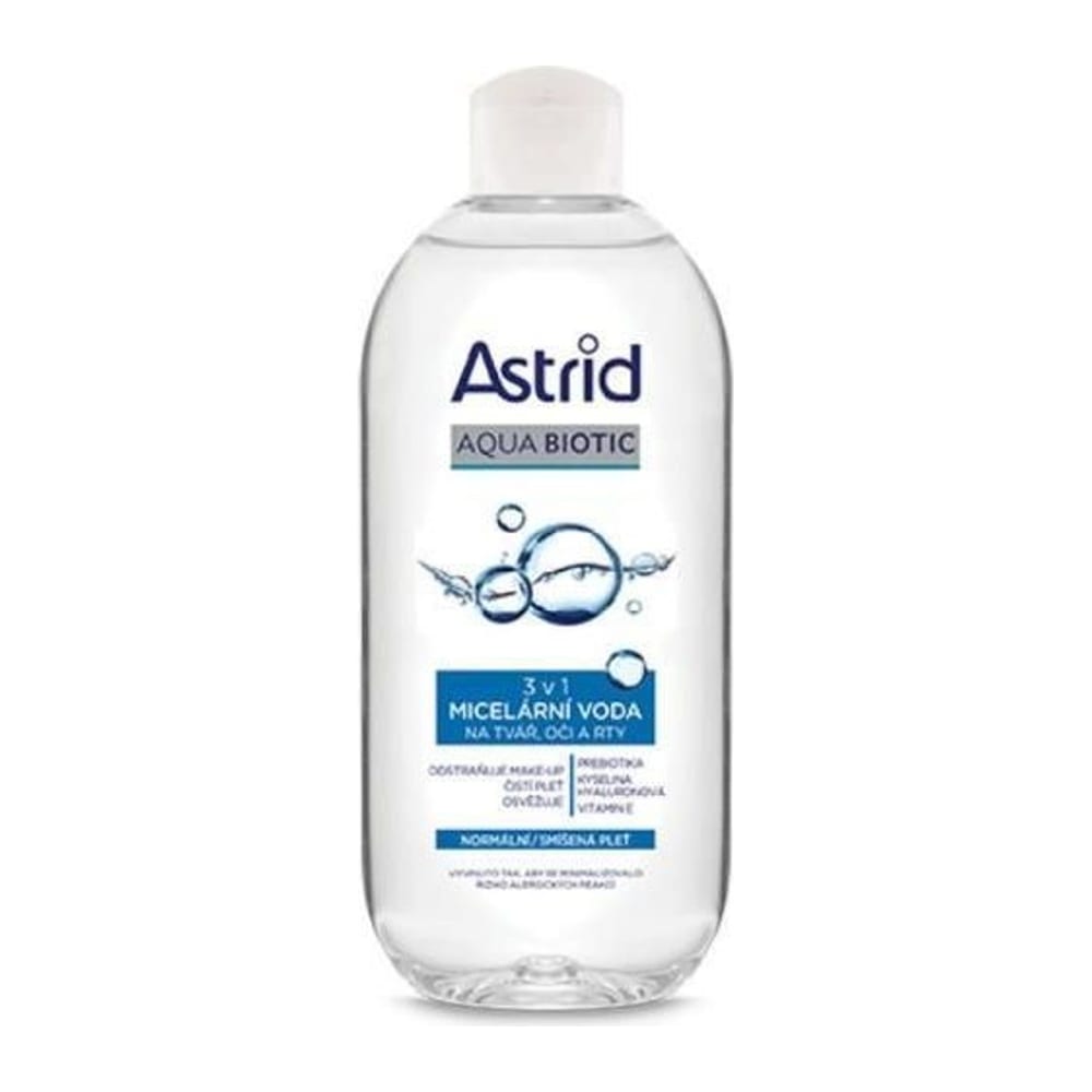 Astrid aqua biotic micelární voda normální smíšená pleť 400ml