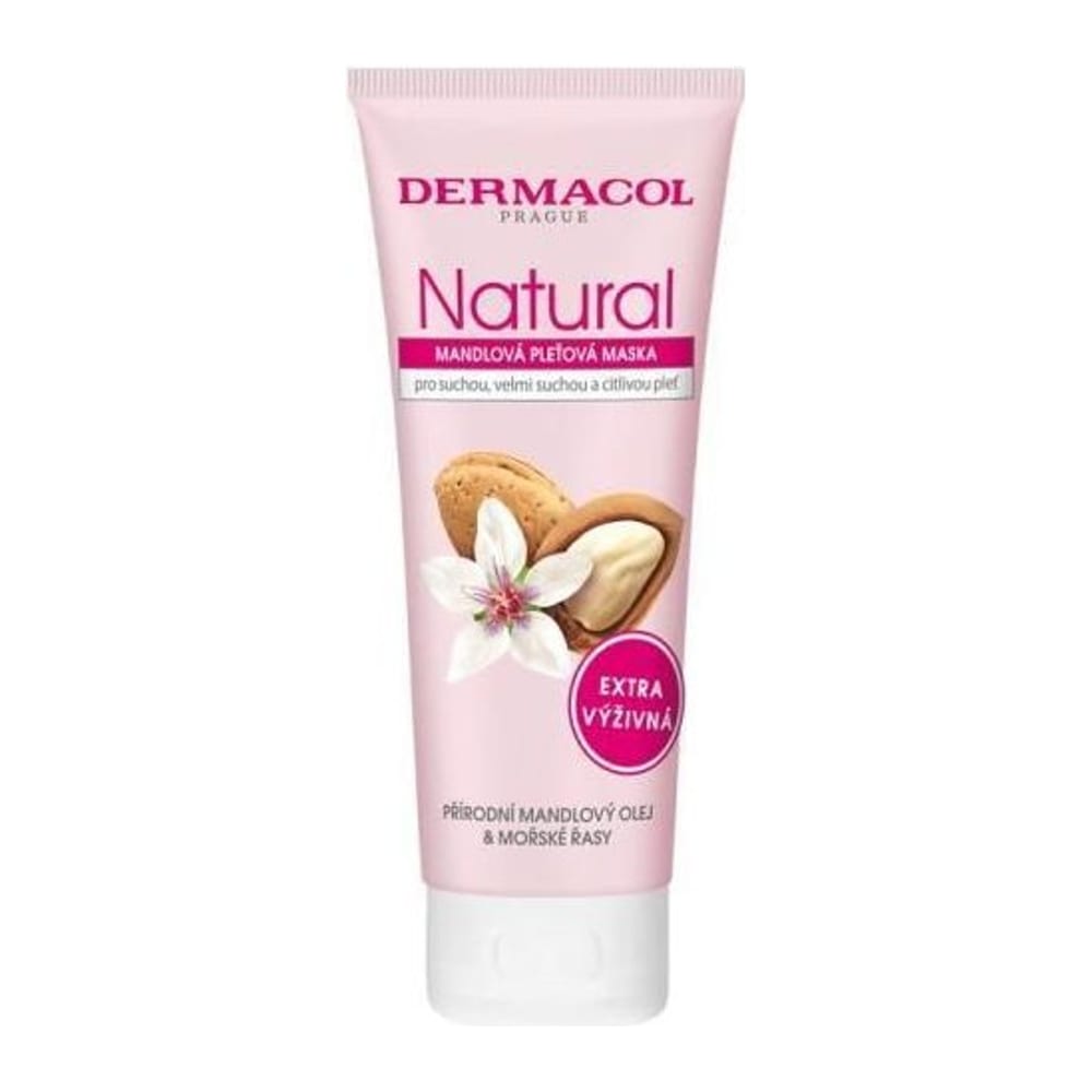 Dermacol Natural pleťová maska 100ml mandlová