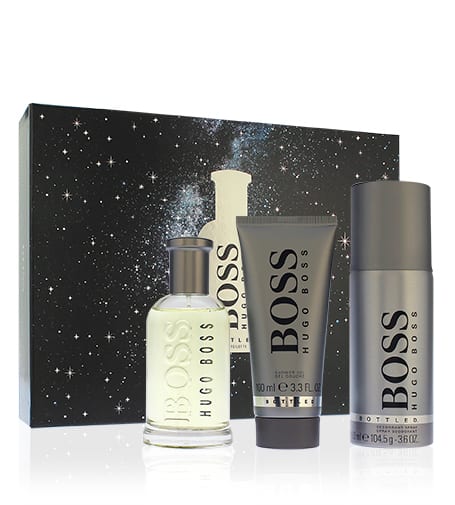 Hugo Boss Boss Bottled eau de toilette for men 100 ml + sprchový gel 100 ml + deospray 150 ml gift set
