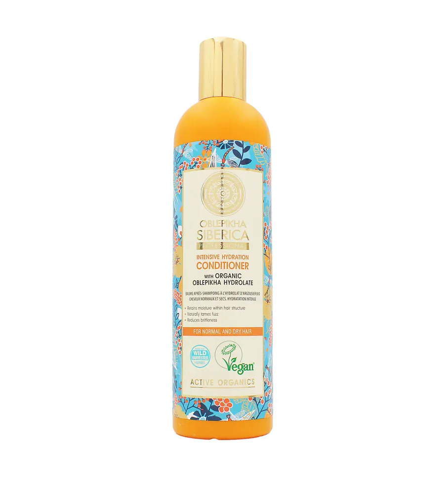 Natura Siberica Oblepikha Siberica Intensive Hydration Conditioner sea buckthorn conditioner for normal and dry hair 400 ml
