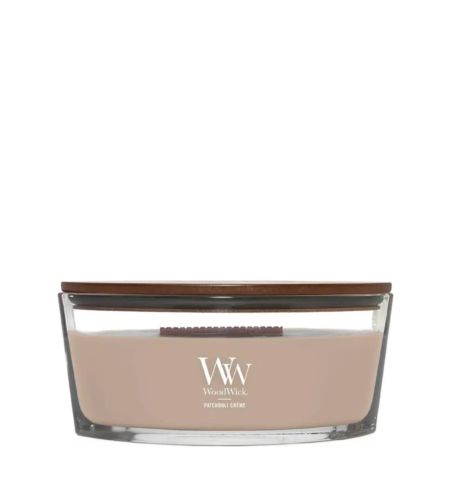 WoodWick Patchouli Créme Candle With Wooden Wick 453,6g