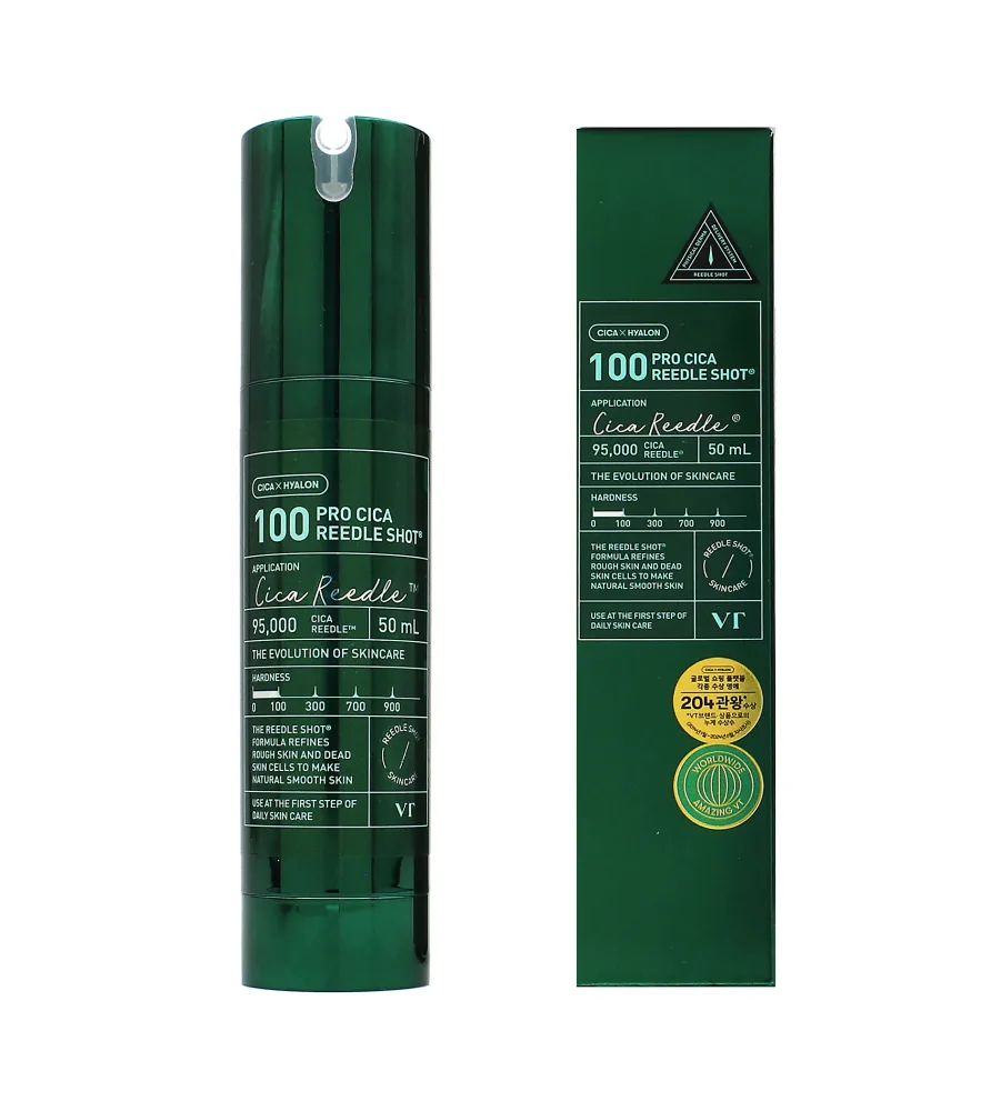 VT Cosmetics Pro Cica Reedle Shot 100 microneedle booster with centella 50 ml