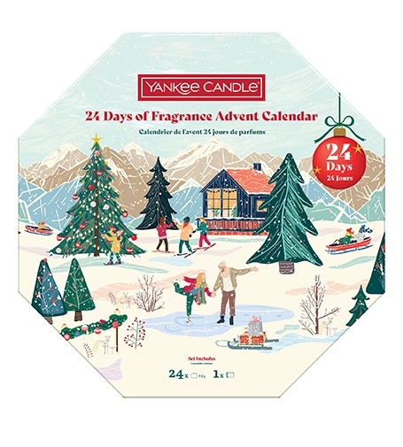 Yankee Candle 24 Days of Fragrance Advent Calendar 2025 advent calendar wreath