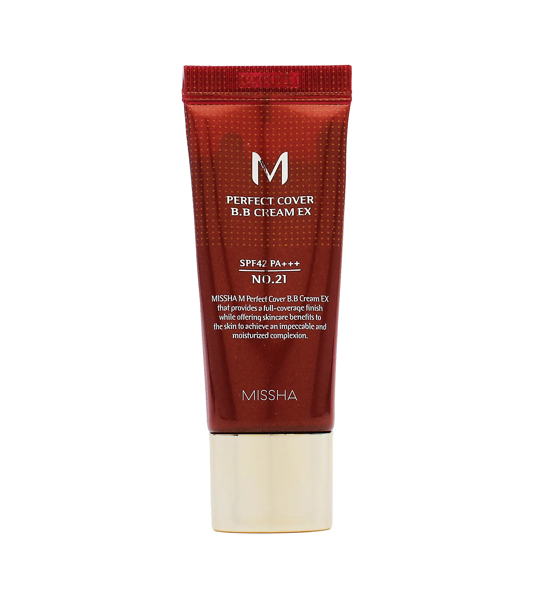 Missha Perfect Cover BB Cream EX SP42 Pa+++ 20ml 21 Light Beige