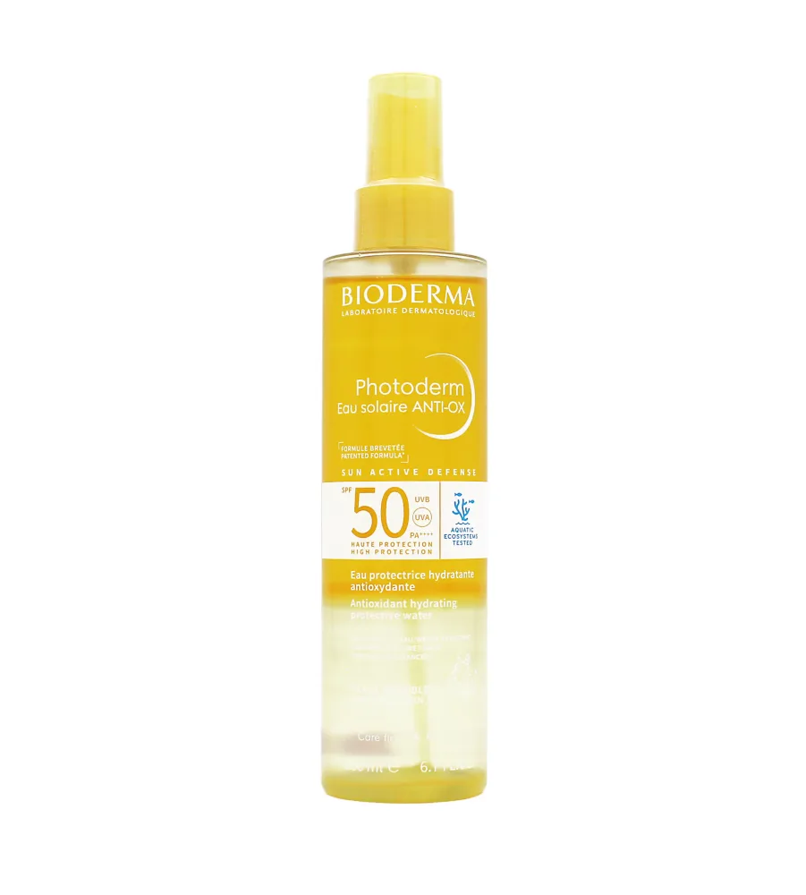 Bioderma Photoderm Eau Solaire ANTI-OX Antioxidant Hydrating Protective Water SPF50 200ml