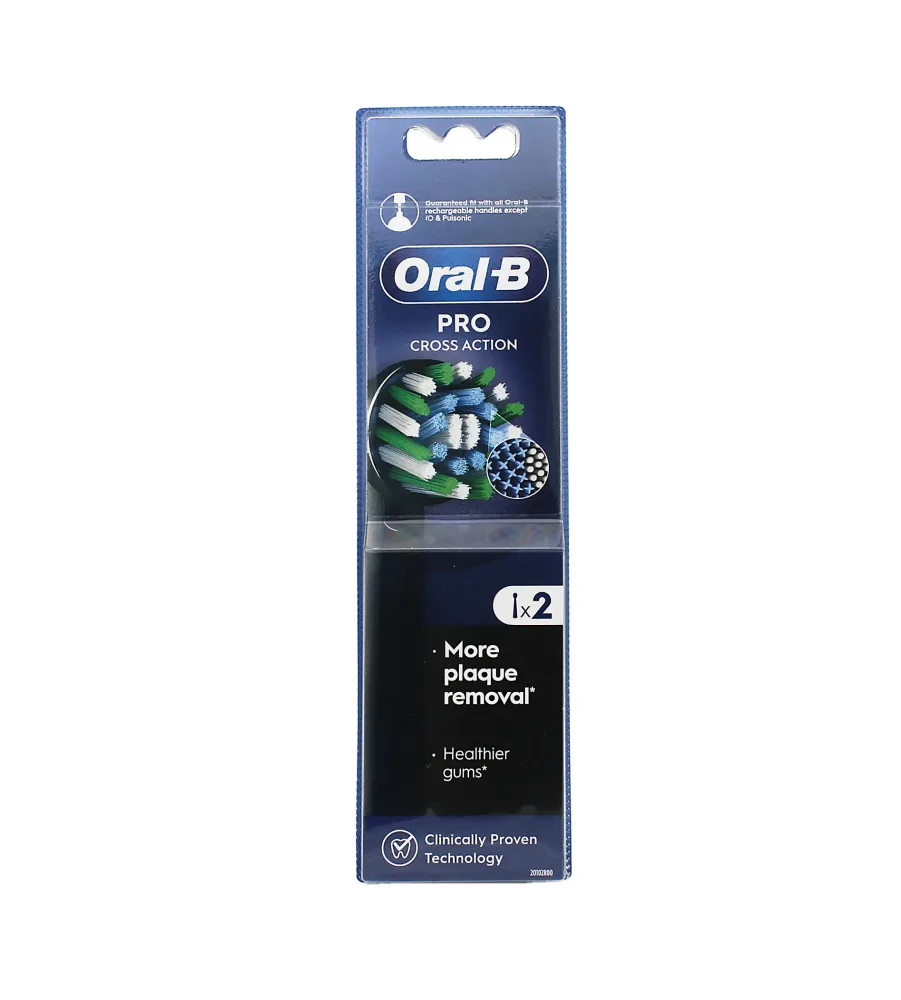 Oral-B Pro Cross Action 2pcs Black