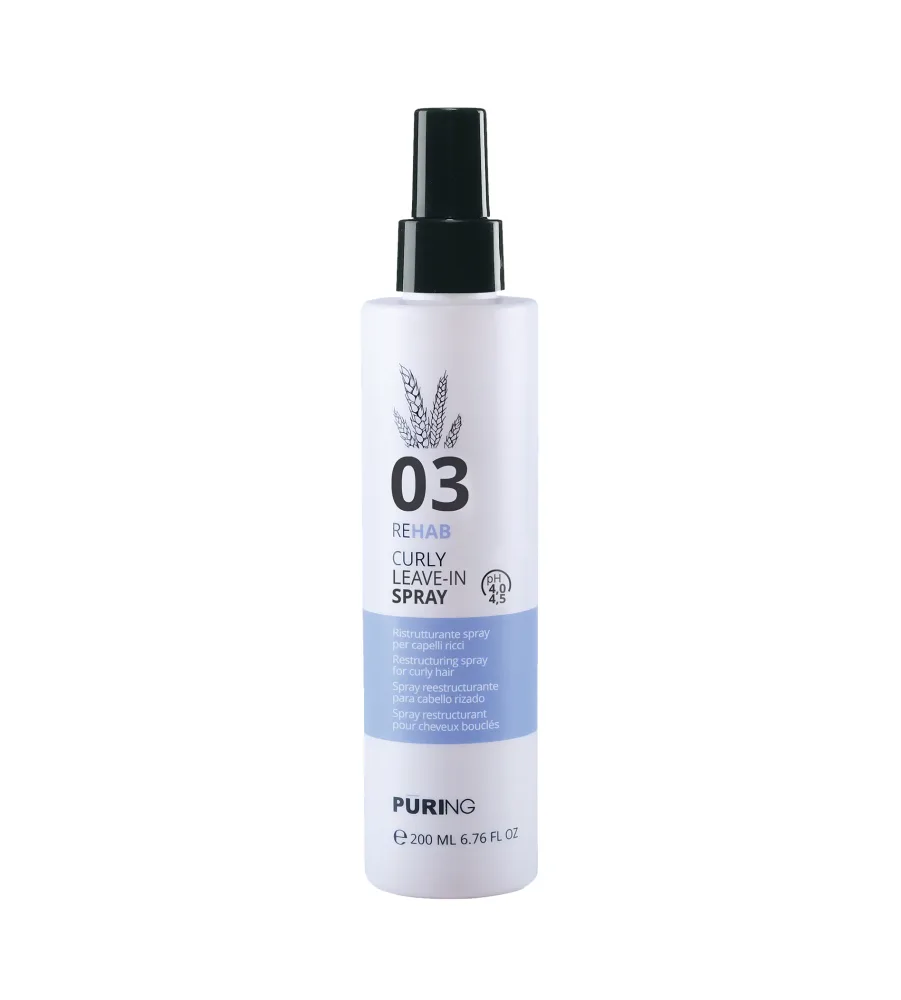 PURING 03 Rehab Curly Leave-In Spray 200ml