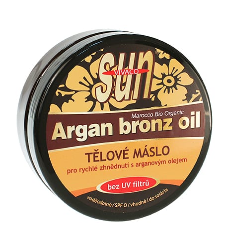 Vivaco SUN Argan Bronz Oil suntan butter with organic argan oil without uv filters 200 ml