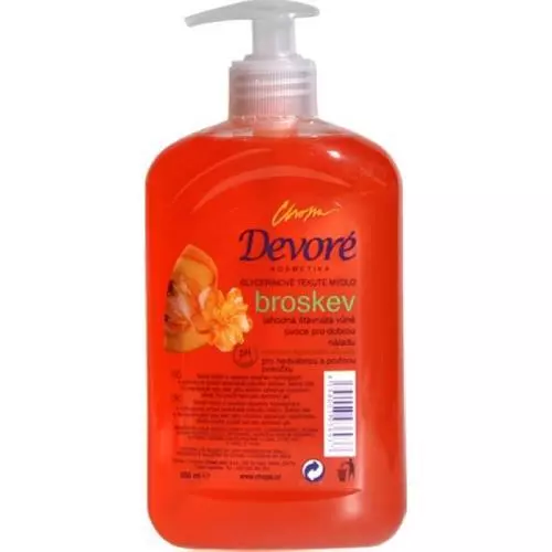 Devoré Tekuté mýdlo broskev 500ml