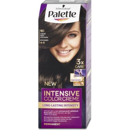 Palette barva na vlasy 50ml 4-0 středně hnědý