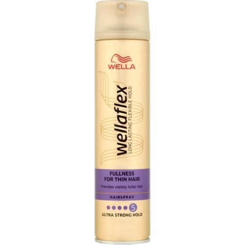 Wellaflex Lak na vlasy fullness volume 250ML