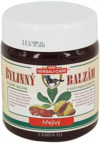 Herbal care Bylinný balzám hřejivý 500ml