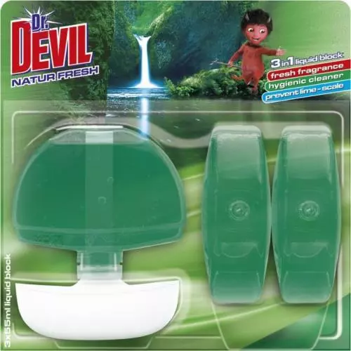Dr Devil wc závěs natural fresh 3X55ML