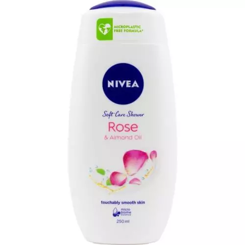 Nivea sprchový gel caring rose & almond oil 250ML