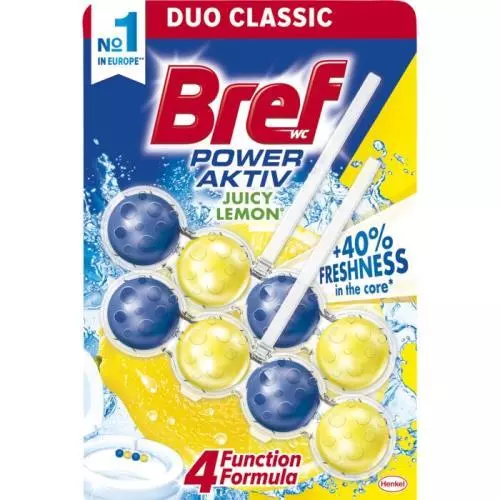 Bref Power Aktiv WC závěs 2x50g Lemon