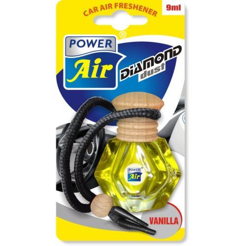 Power Air Diamond Dust osvěžovač do auta 9ml Vanilla