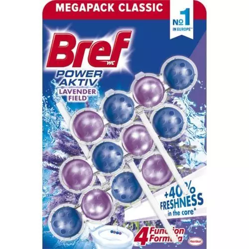 Bref Power Aktiv WC závěs 3x50g Lavender
