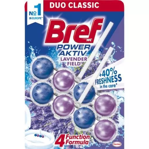 Bref Power Aktiv WC závěs 2x50g Lavender