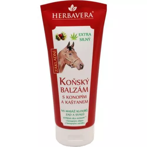 Herbavera koňský balzám 200ml konopí