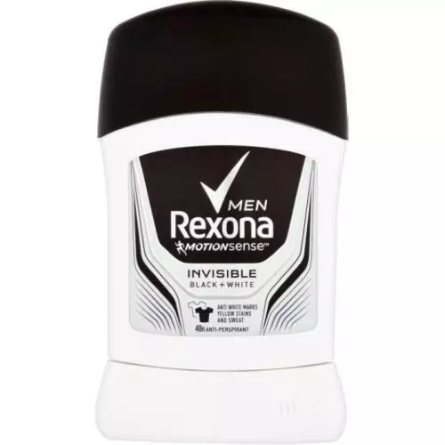 Rexona tuhý AP 50ml Men Invisible on BW Clothes