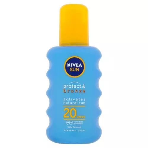 Nivea Sun Protect&Bronze opalovací sprej 200ml SPF20