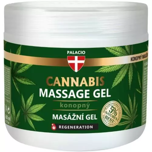 Palacio masážní gel konopný 600ML