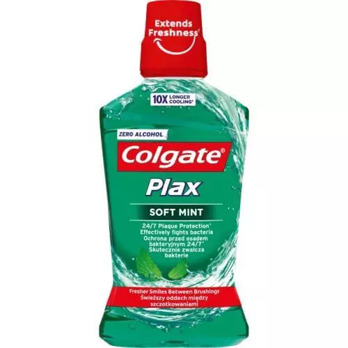 Colgate ústní voda multi protection soft mint bez alkoholu 500ML