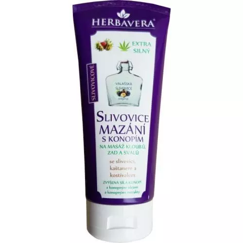 Herbavera balzám slivovice+konopí 200ML
