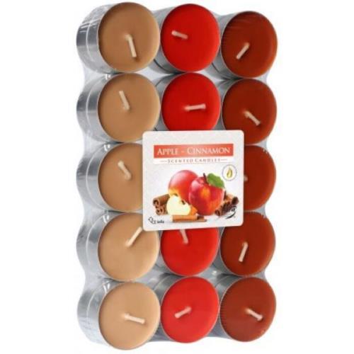 Bispol čajové svíčky apple cinnamon (p15-30-87) 30ks