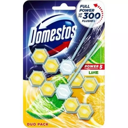 Domestos Power5 WC závěs 2x50g Lime