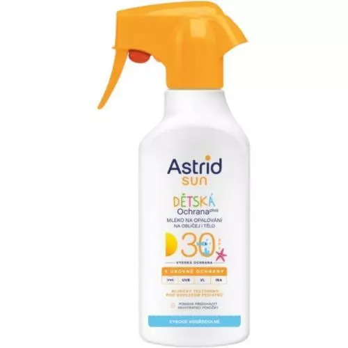 Astrid Sun Kids mléko na opalování 200ml OF30 (sprej)