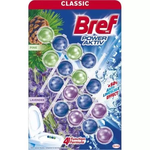 Bref Power Aktiv WC závěs 4x50g Pine+Lavender