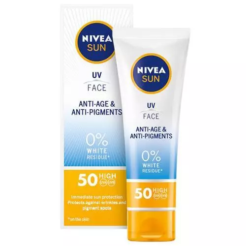 Nivea Sun pleťový krém 50ml SPF50 Anti-Age Q10