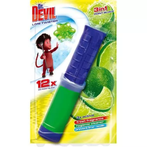 Dr. Devil WC Block Point 75ml 3v1 Lime twister