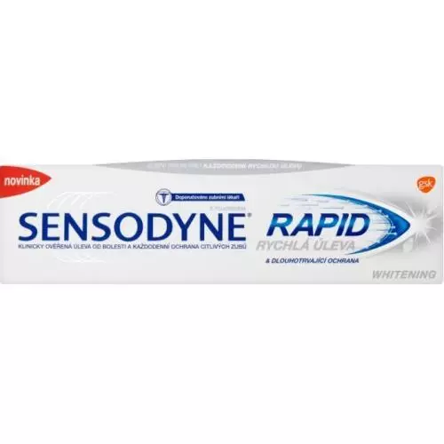 Sensodyne zubní pasta rapid whitening 75ML