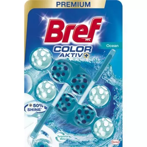 Bref Color Aktiv WC závěs 2x50g Turquoise Ocean