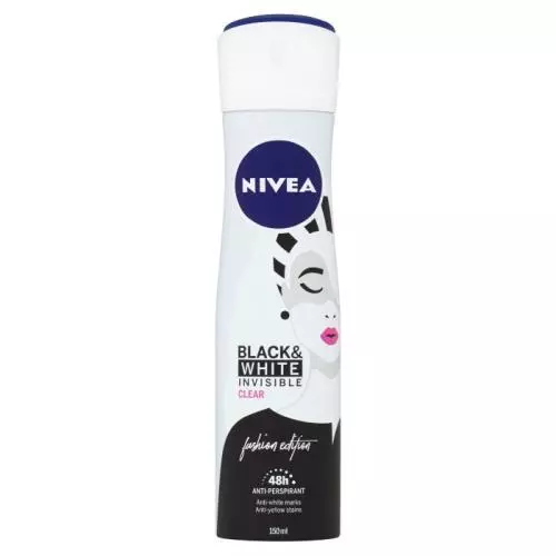 Nivea deodorant 150ml B&W Invisible Clear Fashion