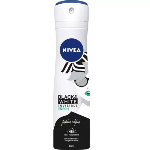 Nivea deodorant 150ml B&W Invisible Fresh Fashion