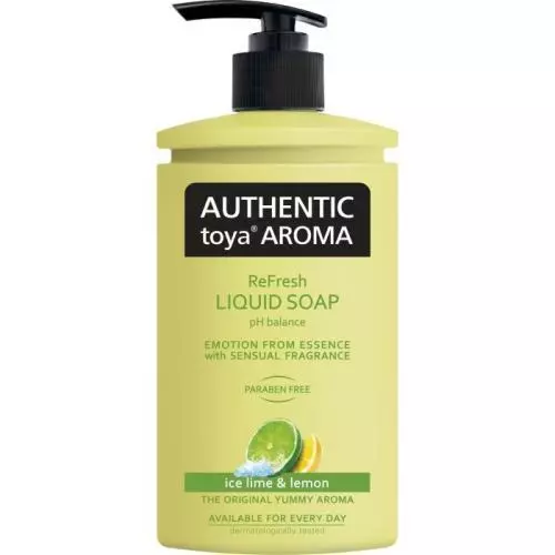 Authentic Toya Aroma tekuté mýdlo ice lime+lemon 400ML