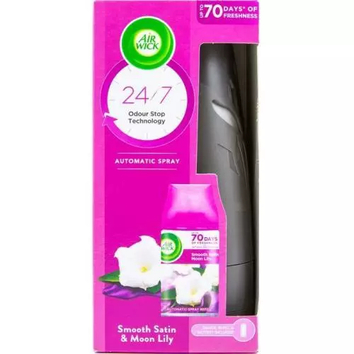 Air Wick komplet jemný satén a měsíční lilie 250ML